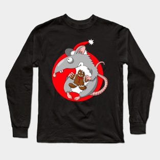 christmas rat Long Sleeve T-Shirt